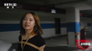 Sex Young Chinese Girl Walks Around Carpark Tied Up Tight Ass