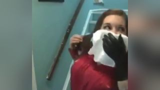 Nice Leather Glove Lady Chloroform Victim Vivid