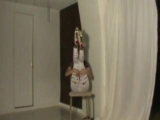 Cam Stripper Bound And Blindfolded Dick Sucking