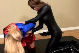 White Girl Cat Woman Captures Supergirl Celebrity Sex Scene