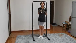 8teen Chinese Bondage - Cutie Bound To A Rack Long Hair