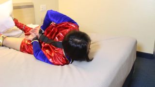 Fake Tits Asuan Supergirl Ballgagged Skype