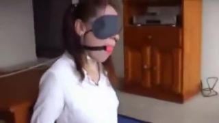 i-Sux Schoolgirl Tied And Blindfolded Doggie Style Porn