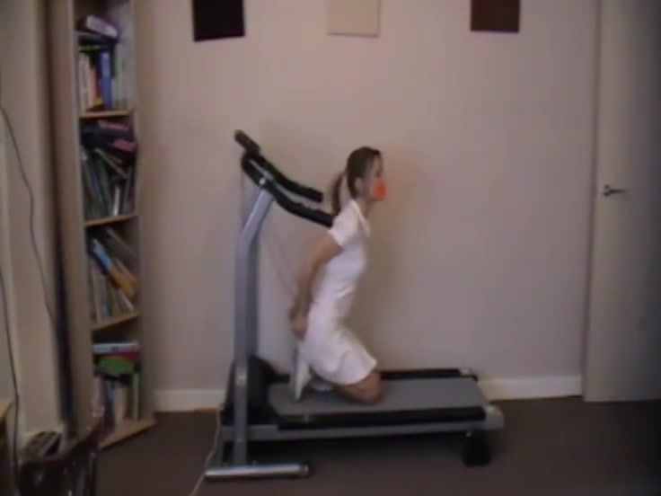 Handjob Tennis Girl Treadmill Tied Alt - 1