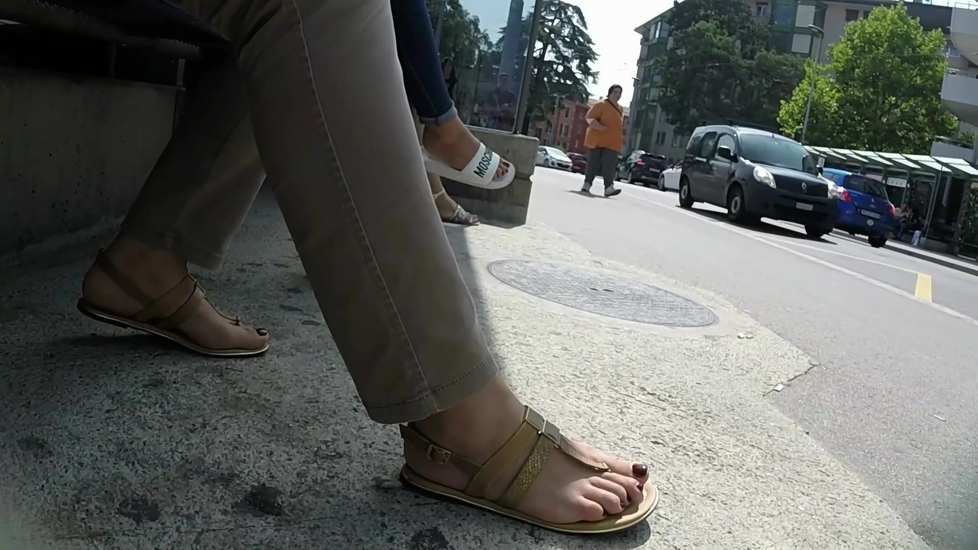 Milfzr Sexy Feet In The Street Office Sex
