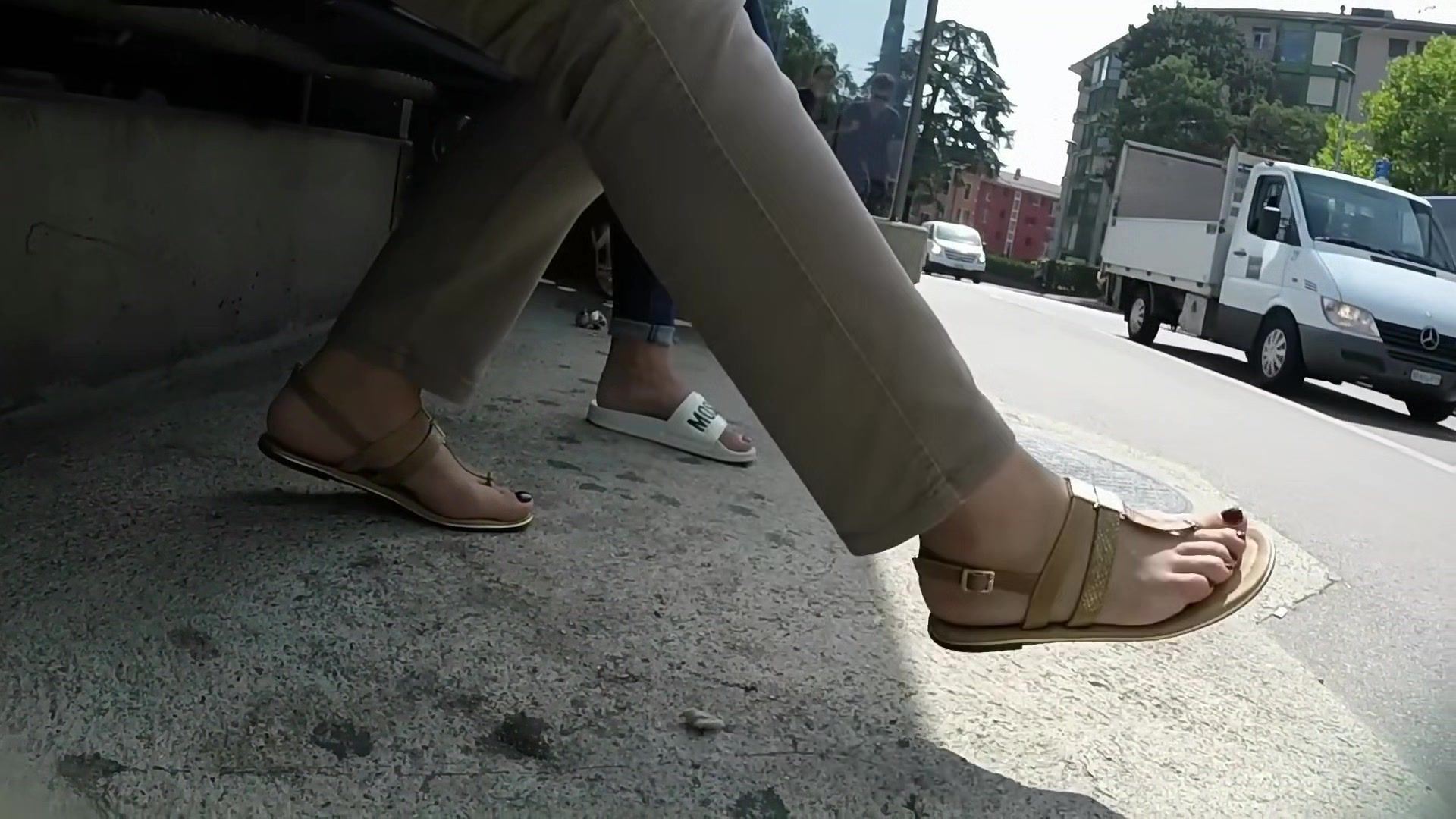 MetArt Sexy Feet In The Street Playing