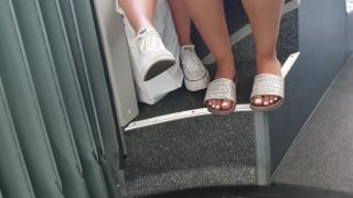 Exhibitionist Sexy Feet In The Bus Mask
