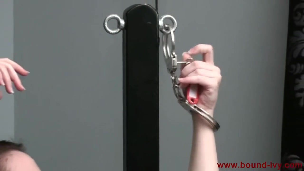 Butt Fuck Cuffed To The Chair, Nipple-clamped Diamond Kitty