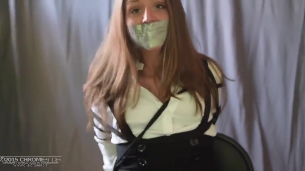 Polla Tied To Chair, Tape Gagged Step Dad