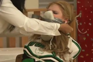 Bisexual Cheerleader Roped And Humiliatingly Gagged Cheating Wife