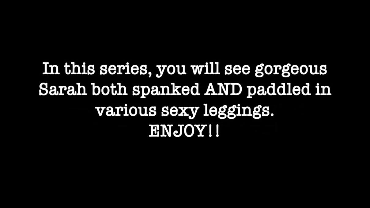 Hard Porn Spanking101 Series Leggings Special, M/f - Sarah Gregory And Sarah S Sfico