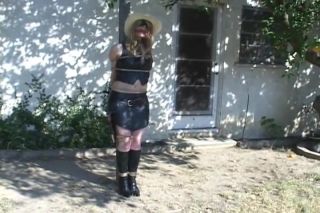 Masseur Outdoor Bondage Of A Cowgirl Hardcore