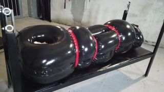 Anal Licking Inflatable Rubber Sleepsack Small Tits