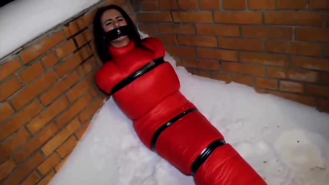 OCCash Girl Taped Up In Sleeping Bag Left Outside Softcore - 1
