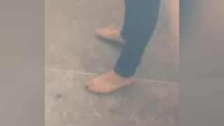 Pornstars Beautiful Girl From The Neighborhood Got Her Sexy Amateur Feet Spied On Watersports