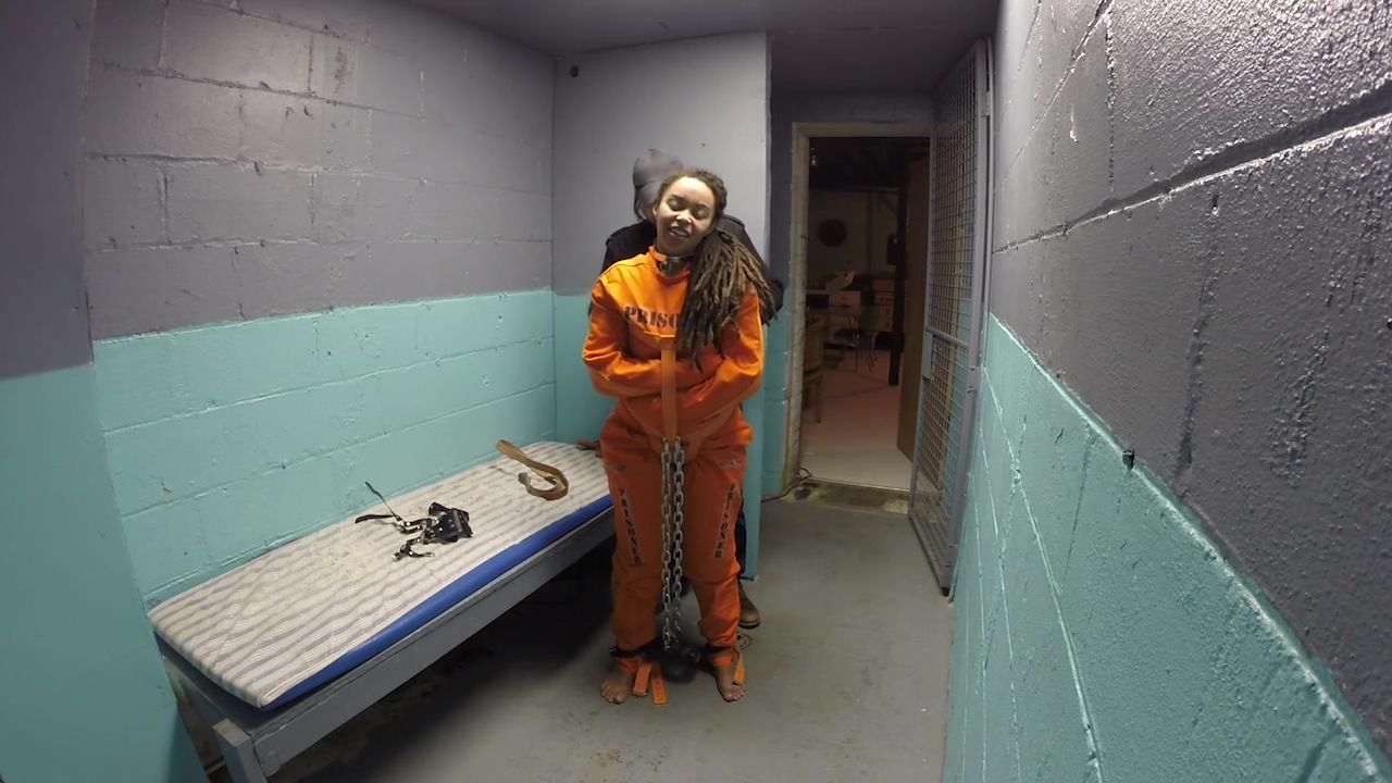 Footjob Straitjacket In Cell Spy Cam