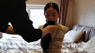 Hot Fuck Asian Girl Bound And Panel Gagged Vintage