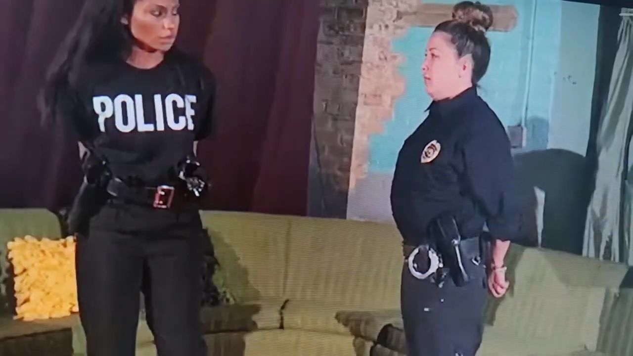 Rough Porn 2 Policewoman Cuffed Punish