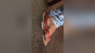 Sandy Managed To Film My Female Friends Incredible Candid Feet In Public Spain