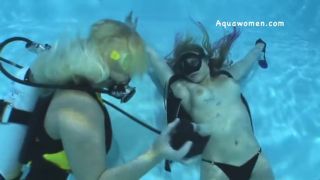 Massive Mistress Takes The Regulator Of Underwater Bound Babe Bigdick