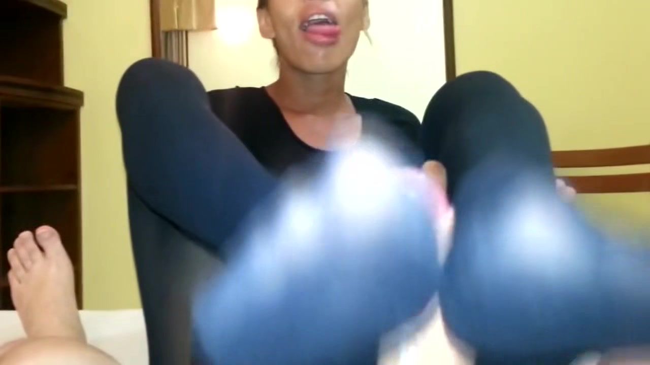 MyEroVideos Slut Gets Jizz On Her Black See-through Lingerie While Delivering Bj & Footjob Staxxx - 1
