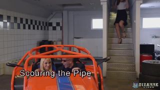Cuck Scouring The Pipe With Chad Rockwell, Eva Berger And Kimber Delice Stripper