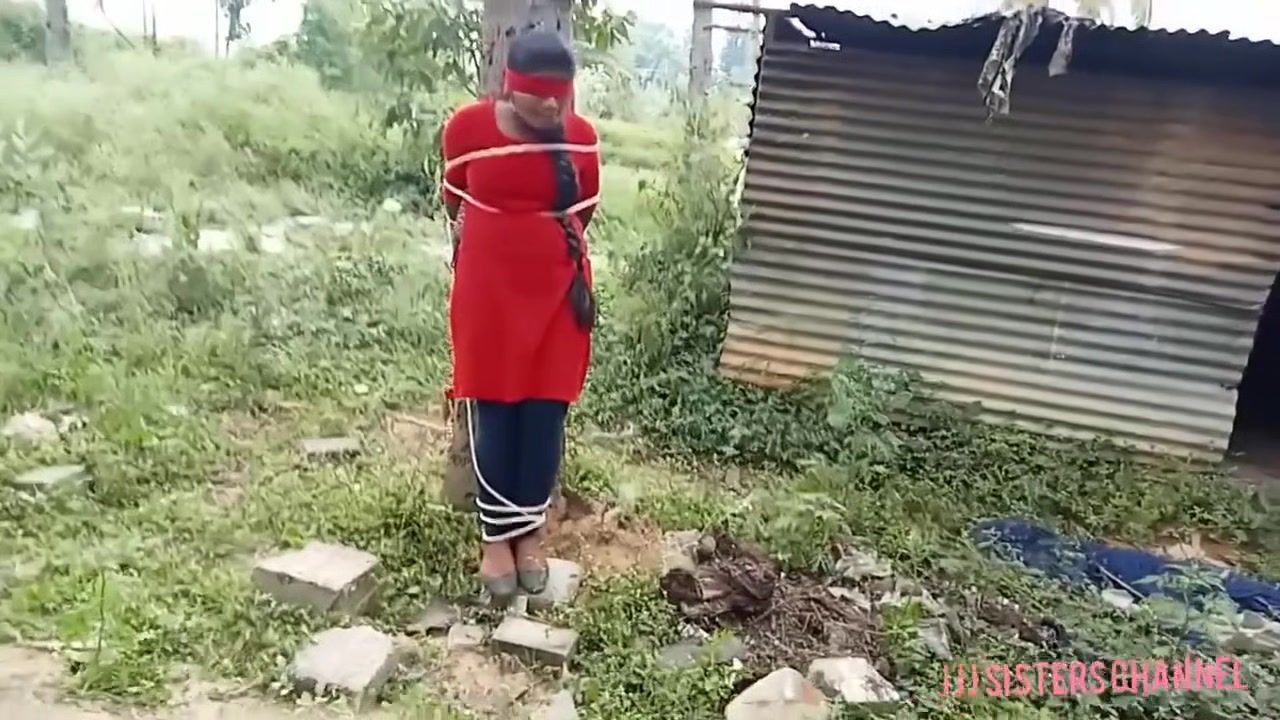 XoGoGo Indian Girl Tied To A Tree AxTAdult