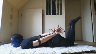 Phat Ass Self Bondage In Blue Tight Pussy Fucked