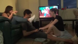 TonicMovies Cute Male Slave Receives Hot Footjob While...