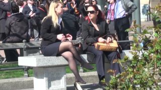 Furry Spying Camera Captures Hot Businesswoman In Public Resting Her Feet In Nylon Stockings Gay Boysporn