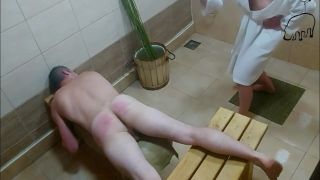 Gay Cock Bath Day. Episode 1. Birching In Russian Style Cum On Pussy