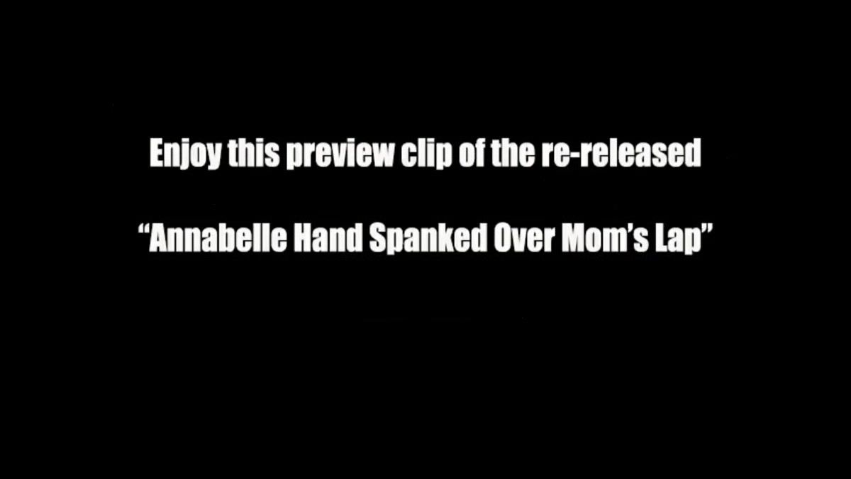 iFapDaily Anna Belle - Hand Spanked Over Moms Lap (preview) Hard - 1