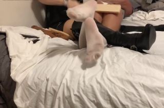 Shaven Butt Blistering Otk Punishment On The Bed By...