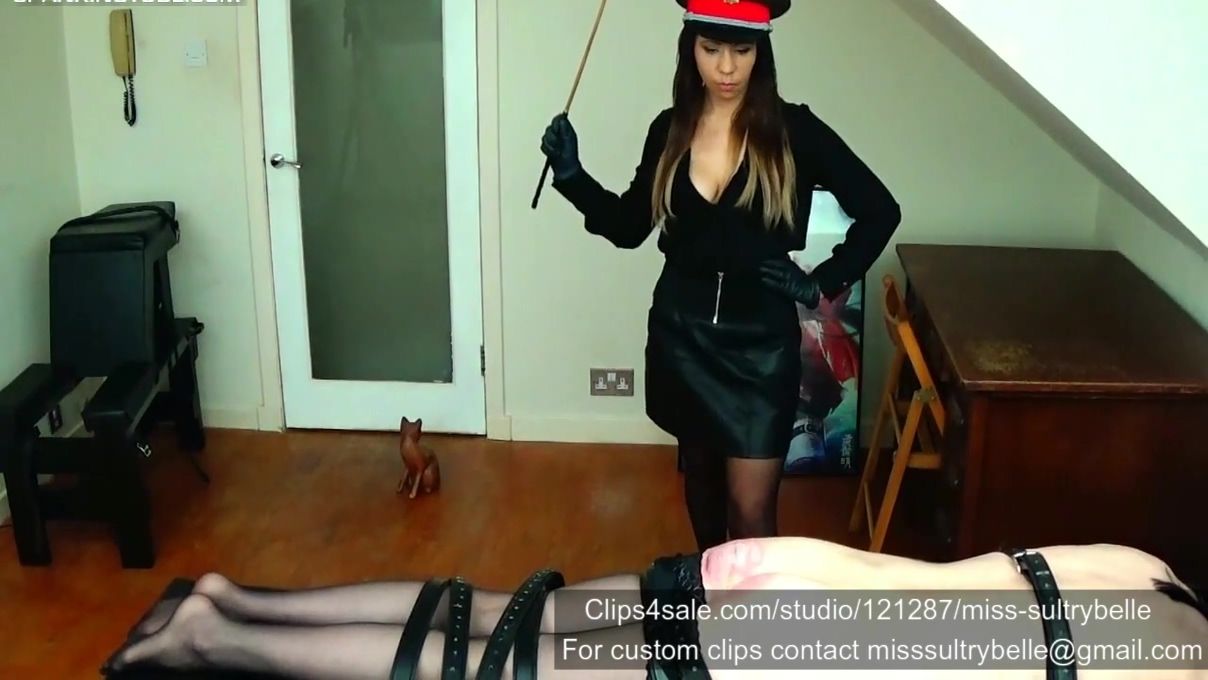 EroticBeauties Miss Sultrybelle - Warming Her Bottom With My Dragon Cane! Doll