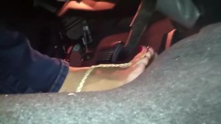 TonicMovies Woman Wearing Sexy Sandals Films Herself Pushing The Pedals As She Drives Amateurs Gone Wild