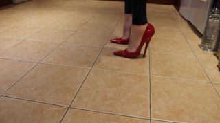 WatchersWeb Noisy Heels Clomping On Tile Floor Free Petite Porn
