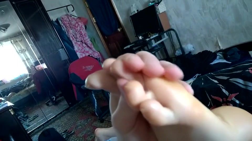 Passivo Massaging Her Sexy Feet Birthmark On Sole Head