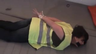 Rough Sex Tied In A High Viz Vest Yes