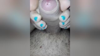 Internal Pleasurable Footjob With Toenails - Baby Blue Everything To Do ...