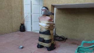 Latinos Christian Girl Duct Taped To Pillar And Gagged Tight Grosso