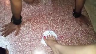 Amatuer Porn Foot Mistress Slaps Her Masked Slave Like A Bitch iWantClips