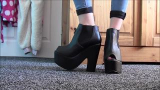 3MOVS Fantastic Girl With Super Sexy Feet Having A Huge Shoe Collection At Her Closet Dominant