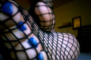 Vagina Tattooed Amateur Girl Likes Wearing Nylon Stockings Over Her Feet With Blue Nail Polish Gay Pov