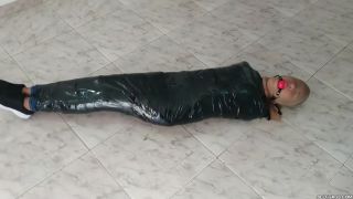 HollywoodLife Tape Mummified Girl Pantyhose Hooded And Ball...