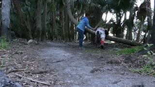 Morrita Woman Beats Man With Stick Chica
