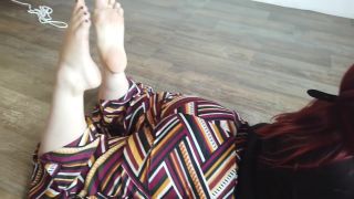 Thong 2 X Hogtied And Barefoot Riding