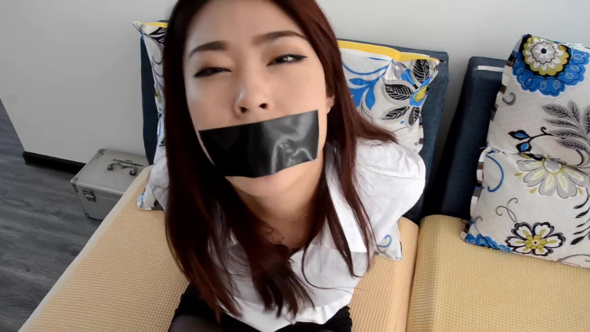 Cum Swallowing Asian Beauty Tied And Gagged Ejaculations - 1