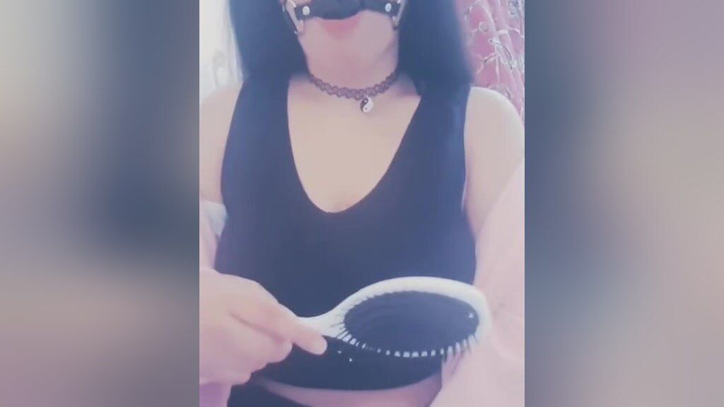 Arabic Gagged Girl Spanking Tits With Hairbrush Fantasti