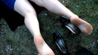 Stranger Naughty Voyeur Dude Strokes A Fat Cock And Cums On Her Hot Girlfriends Sexy Dirty Feet Emo