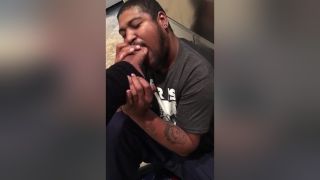 Free Rough Porn Lucky Dude Worships And Licks His Sexy Black Babes Delicious Feet In The Kitchen Breasts